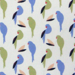 Printed Half Panama PERKO Off-White / Vintage Multicolored